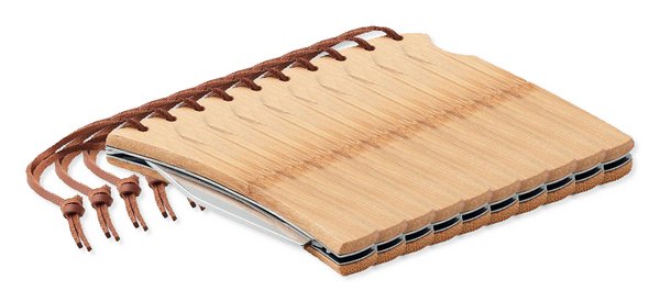 MANSAN Eco-Friendly Bamboo Handle Foldable Knife