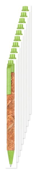 Pack of 10 Goya 50039 - Cork Body Pen with Wheat Fiber ODEN