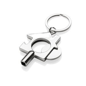 XD Collection P191.71 - RCS recycled zinc alloy 3 in 1 keychain