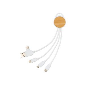 XD Collection P302.47 - RCS recycled plastic Ontario 6-in-1 round cable