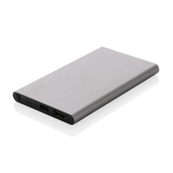 XD Collection P322.42 - RCS recycled plastic/aluminium 4000mah powerbank with type C