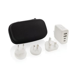 XD Collection P821.02 - TravelCharge Pro RCS rplastic travel charger with USB C